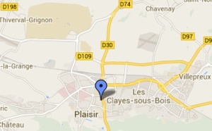 La D30 coupée dans les deux sens à Plaisir (Yvelines)