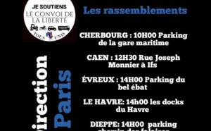 Les « convois de la liberté » convergent vers Paris : difficultés de circulation attendues dans l'Eure