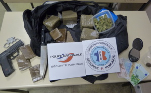 2,5 kg de résine de cannabis saisis après un contrôle routier à Rouen