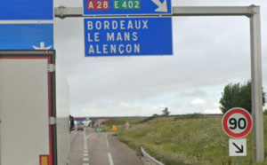 #InfoRoute. Fermeture de l’A28 depuis l’A13 à Bourg-Achard (Eure) ce mardi de 8h à 20h  