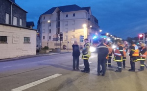 Yvetot. Affaissement de terrain sur la D 6015 au niveau de la Vieille Auberge : sept personnes évacuées 