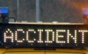 Choc frontal sur la D6015 entre Barentin et Maromme : un blessé grave