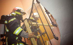 Violent incendie d’appartement à Yvetot : les sapeurs-pompiers sont sur place 