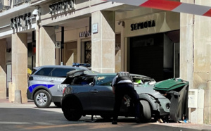 Trois blessés, dont deux graves, dans un accident rue des Carmes en centre-ville de Rouen 