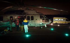 Evacuation médicale en pleine nuit au large du Havre : le passager de 86 ans évacué par hélicoptère
