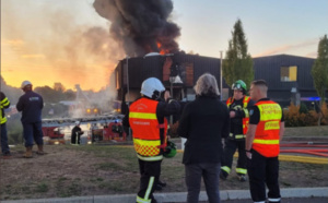 Yvelines. Un restaurant ravagé par le feu à Orgeval : les sapeurs-pompiers engagés avec de gros moyens