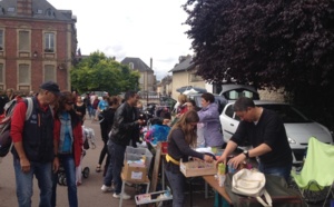 La foire à tout des "communaux" bat son plein à Pacy-sur-Eure