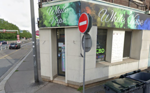 Le cambrioleur épinglé dans la boutique de White Vape CBD à Rouen