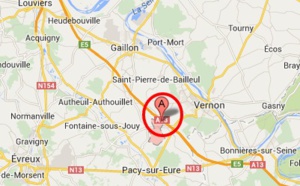 Un corps retrouvé dans une voiture calcinée entre Pacy-sur-Eure et Vernon