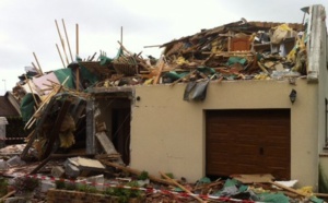 Un pavillon soufflé par une explosion dans l'Eure : les cinq occupants sont blessés et choqués