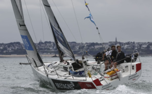 Tour de France à la voile : Bretagne Crédit Mutuel Elite remporte le côtier à Roscoff