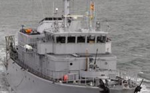 Visite : le chasseur de mines Eridan en escale à Caen le week-end prochain