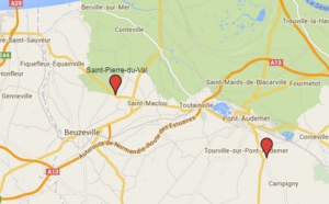 Deux drames de la route dans l'Eure : un motard tué à Saint-Pierre-du-Val, deux bébés grièvement blessés près de Pont-Audemer