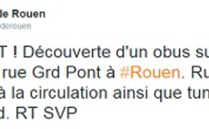 Découverte d'un obus à Rouen, la rue du Grand-Pont et le tunnel Saint-Herbland fermés à la circulation