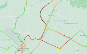 Accident de poids-lourd près de Neufchâtel-en-Bray : l'A 28 coupée en direction de Rouen