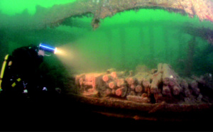 L'épave d'un cargo à vapeur torpillé par les Allemands en 1918 au large du Havre recélait 390 obus !