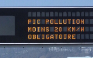Pollution atmosphérique : la vitesse abaissée de 20 km/h ce vendredi en Île-de-France