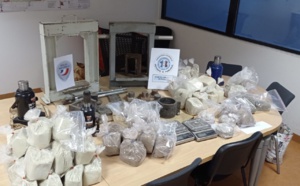 Un laboratoire de conditionnement d'héroïne mis au jour par les policiers du Havre, en Seine-Maritime  