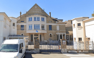 Incendie sur le toit de la future maison de retraite à Saint-Michel à Evreux 