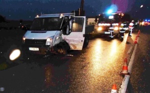 Eure : deux blessés légers dans une collision entre un camion-citerne et un camion-benne