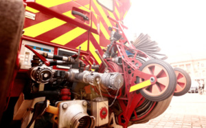 Maison embrasée à Rouen : des moyens importants sont sur place, rue Saint-André 