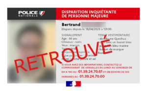 Disparition inquiétante dans les Yvelines : le quinquagénaire a été retrouvé 