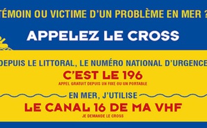196, c'est le numéro d'urgence pour alerter les secours en mer