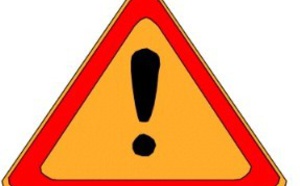 Affaissement de chaussée sur l'A15 dans le Val-d'Oise