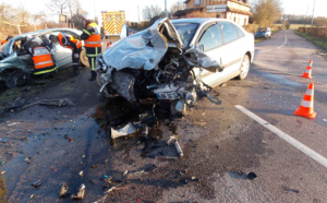 Violente collision au carrefour : trois blessés, dont deux graves entre Orbec et l'Aigle