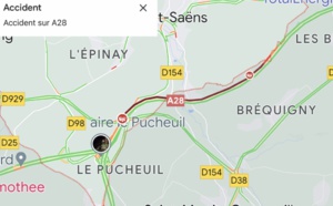 Accident sur l’A29 en Seine-Maritime : une voiture sur le toit , quatre blessés légers, dont deux enfants