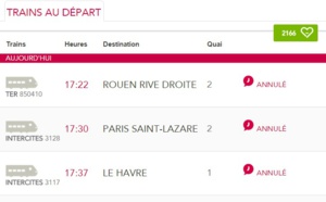 Suicide en gare d'Yvetot : le trafic des trains est interrompu