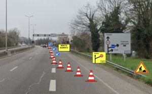 RN31 à Rouen : la bretelle d’accès à la RN28 fermée toute une nuit 