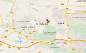 Tentative d'effraction à la voiture bélier chez un paysagiste à Plaisir : la Citroën retrouvée brûlée