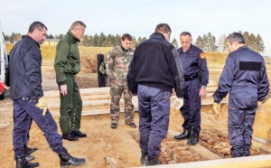 Evreux : les 185 obus allemands évacués de la BA105 et entreposés dans un lieu sûr