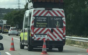 Accident sur l'A13 à hauteur de Val-de-Reuil : un camion-citerne transportant de la soude impliqué