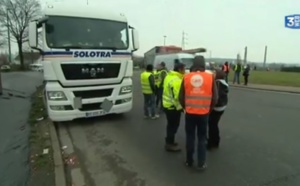 Les barrages filtrants des routiers perturbent fortement la circulation dans l'agglo de Rouen