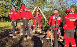 Sauvetage d’une brebis tombée dans un trou à Angiens: des équipes spécialisées mobilisées 