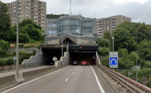 Tunnel de la Grand'Mare à Rouen : les travaux de modernisation entraînent la fermeture de la RN28 la nuit 