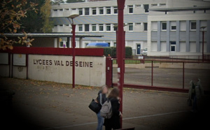 Fausse alerte à la bombe ce matin au lycée Val de Seine à Grand-Quevilly, la troisième en quinze jours