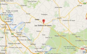 Eure : la D6014 coupée dans les deux sens à Les Thilliers-en-Vexin