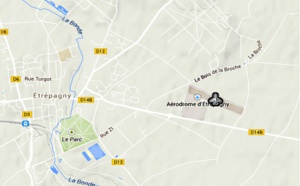 Un pilote d'ULM se pose sans dommage dans un champ près de l'aérodrome d'Etrépagny, 