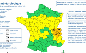 Crue et inondation : la zone Ouest classée en vigilance jaune, sauf la Normandie 