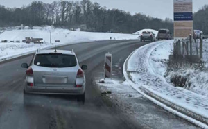 Pluies verglaçantes : routes et autoroutes paralysées ce matin en Normandie
