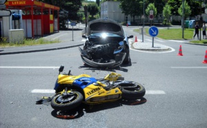 Eure : un motard blessé dans une collision en centre-ville des Andelys