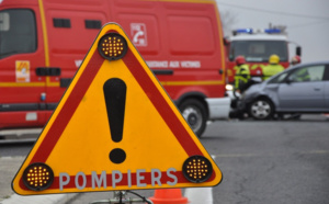 Quinze sapeurs-pompiers ont été engagés sur le lieu de l’accident qui a fait cinq blessés - illustration 