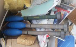 Yvelines : des roquettes d'exercice découvertes dans une benne à la déchetterie à Achères