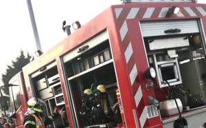 Dieppe : Un feu de compteur électrique embrase le hall d'un immeuble, deux blessés en urgence relative 