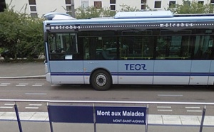 Victime d’un malaise, une octogénaire se retrouve sous les roues d'un bus Teor à Mont-Saint-Aignan 