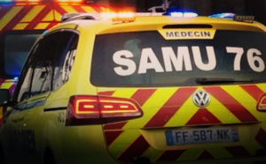 Une voiture percute un mur à Saint-Pierre-lès-Elbeuf, deux blessés dont un grave 