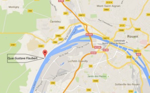 Le cadavre d'un homme repêché en Seine, quai Gustave Flaubert à Rouen